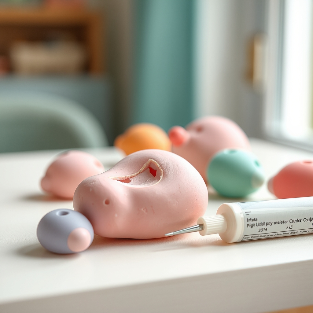 Gerissenen oder löchrigen Squishy reparieren, ohne die Weichheit zu verlieren
