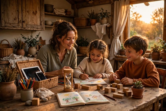 Article sur les règles pour limiter le temps d'écran des enfants