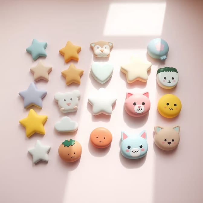 10 formes de squishy faciles pour bien débuter