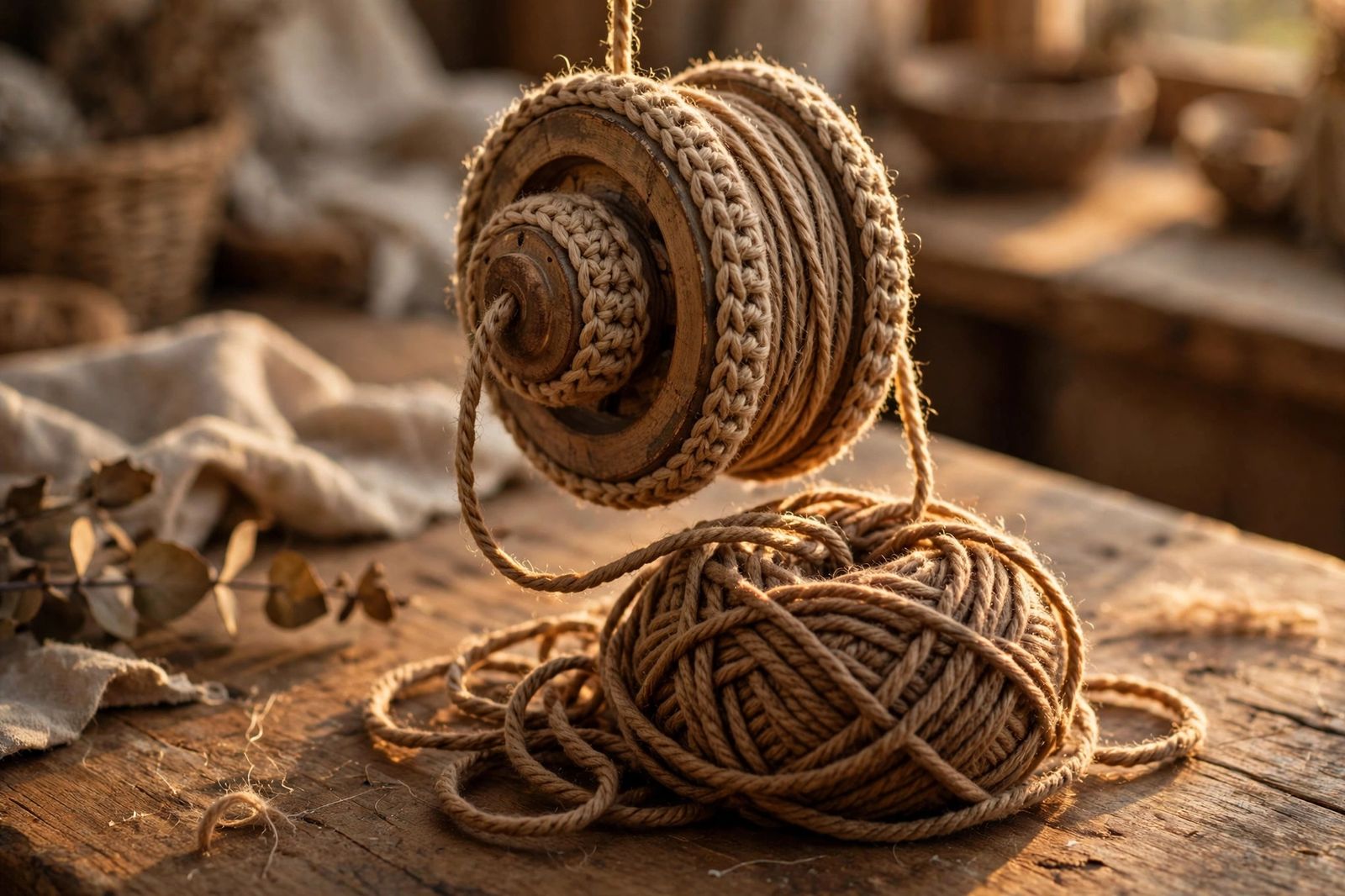 Correct winding Yarn wound on a yarn winder