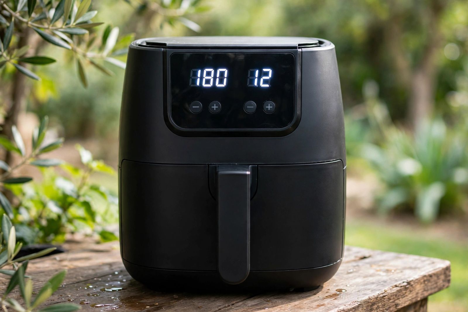 Air Fryer controls Control buttons of the Air Fryer